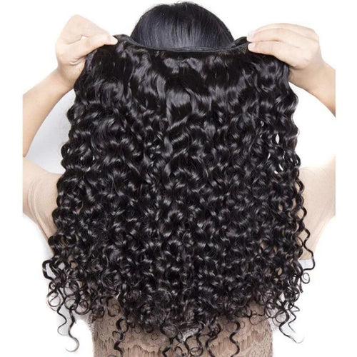 10-32 Inches Curly Deep Wave Human Hair Unprocessed Weaving Water Wave Hair