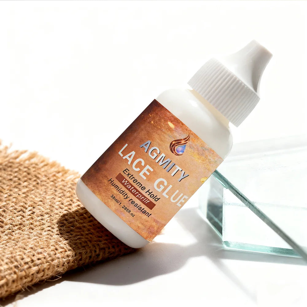 38ml/1.03fl.oz Waterproof Lace Wig Glue - Extremely Hold, Invisible, Quick Dry & Easy Removal