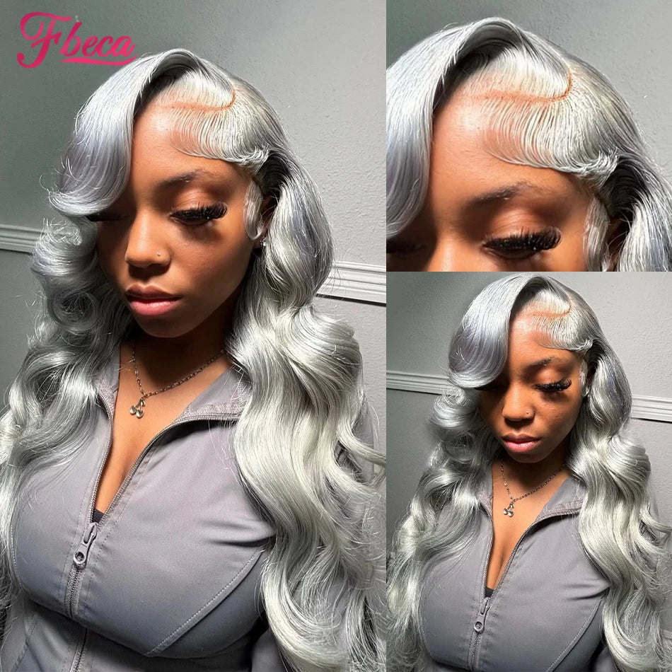 HD Transparent Lace Front Human Hair Wigs