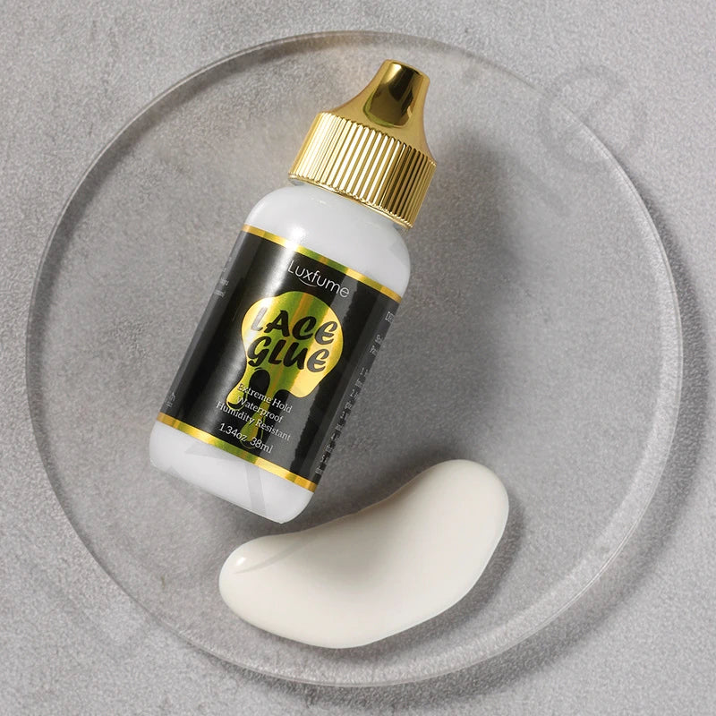38ml Lace Glue Gel for Wig installing, Waterproof Wig Adhesive, Unisex Durable Adhesive for Hair Accessories For All Hair Types