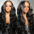 36-40 Inch 13x4 HD Transparent Lace Front Wigs and Human Hair 180 Density 13x6 Body Wave Lace Frontal Wig